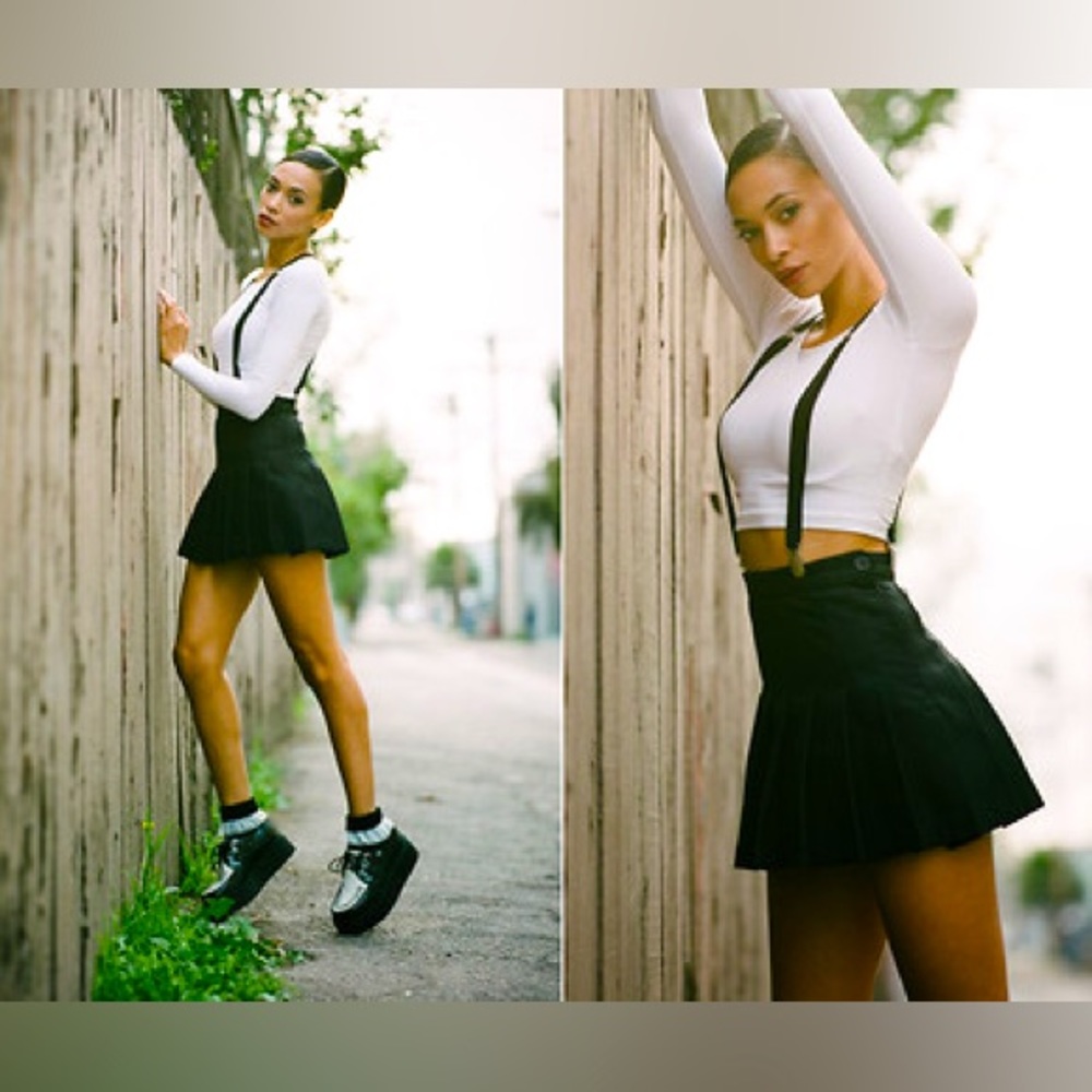 Black Suspender Original American Apparel Unisex